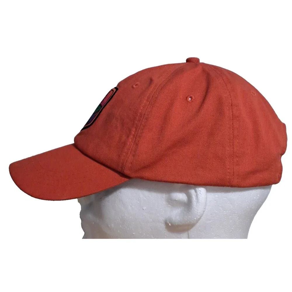Go Pluck Yourself Baseball Hat Embroidered Patch Cap Orange Strapback Adjustable - Picture 5 of 8